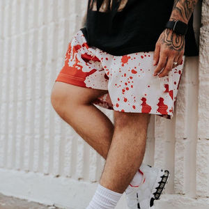 2026 Custom Logo Digital Printing Vintage Worsted Breathable Sports Mesh Shorts Double <b>Layer</b> Mens Gym Shorts Drawstring Closure - Product Image 3