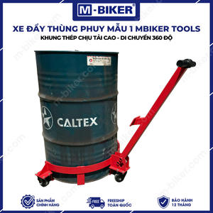 Chariot à tambours robuste à quatre roues MBiker pour fûts en plastique et en acier - Product Image 1