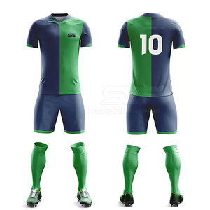 Conjunto de ropa de fútbol para hombres adultos cómodo transpirable de secado rápido personalizado de alta calidad uniforme de fútbol de estilo único 100% poliéster - Product Image 2