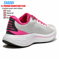 Chaussures de course respirantes pour hommes avec logo personnalisé d'usine OEM, faible MOQ, chaussures de sport décontractées pour hommes, vente en gros