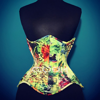 Corsés con Estampado Floral Tropical para Mujer, Ideales para Fiestas y Eventos