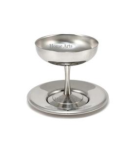 ถ้วยไอศกรีมสแตนเลสทำด้วยมือถ้วยสีเงิน - Product Image 4