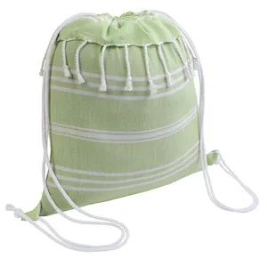 Zaino in Cotone Fouta Personalizzato per Merchandising e Prodotti Promozionali - Product Image 1