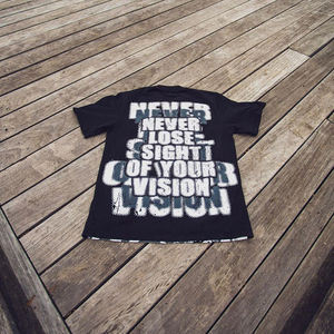 T-shirt Hip Hop Unisexe Coupe Classique Personnalisé en Gros, Broderie/Sérigraphie/Impression 3D, Manches Courtes, Streetwear Tricoté 100% - Product Image 6