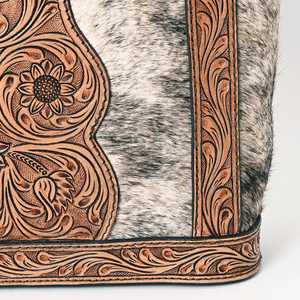 Bolso Tote de Cuero Genuino de Lujo con Diseño Bohemio, Hecho a Mano, con Borlas Personalizadas y Flores, Bolso Cruzado para Mujer, Venta al por Mayor India - Product Image 2