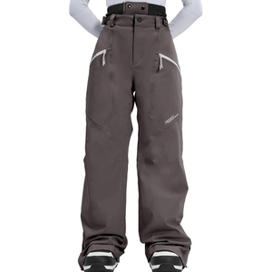 Babero de esquí aislado personalizado para hombre, pantalones de esquí transpirables, cálidos e impermeables, monos de Snowboard - Product Image 1