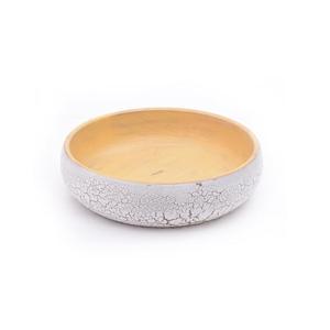 Mango Wooden Designer Serving Bowl Home Hotel Restaurant Dinner <b>Table</b> Centerpieces Deep Enamel Finishing Fruit Bowl - Product Image 4