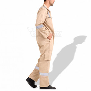 Combinaison de sécurité industrielle robuste résistante à la chaleur et à l'abrasion pour le travail en usine Combinaison de protection résistante aux produits chimiques - Product Image 2