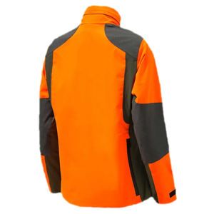 Veste d'hiver sur mesure Hunter Orange Blaze Upland Gore-Tex isolée imperméable fermeture à glissière avant unisexe - Product Image 1