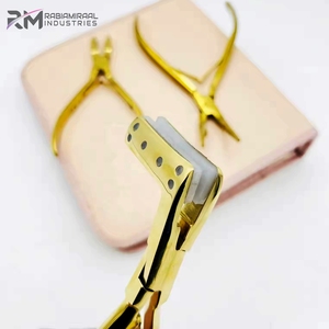 ชุดอุปกรณ์ต่อผมสีพลาสม่าสีทองแบบมืออาชีพและแบบรูดซิปแบบหนีบ - Product Image 1