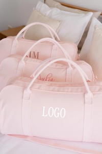 Bolsa de Viaje de Fin de Semana de Algodón de Gran Capacidad, Diseño Vintage, Personalizada, de Lujo, para Mujer - Product Image 2