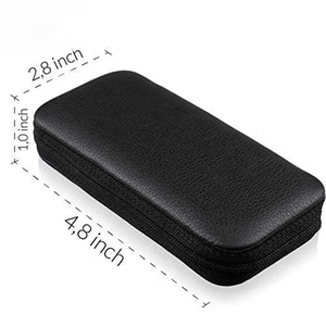 Kit de manucure et de pédicure de 8 pièces Ciseaux à ongles en acier inoxydable avec pochette en PU - Product Image 2