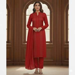 Elegante Salwar Kameez de 3 Piezas para Mujer, Diseño de Alta Calidad, Ligero, Cómodo, Informal, para Fiestas, Directamente del Proveedor de Fábrica - Product Image 3