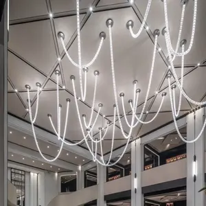 Lámpara Kayda de Diseño Moderno, Impresa en 3D, Rectangular, Blanco Cálido, para Isla de Cocina, Hogar, Villa, Restaurante, Sala de Estar - Product Image 1