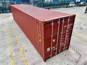 Contenedor de 40 pies de altura (High Cube) |   Nuevo contenedor de envío High Cube de 40 pies 40HC 40HQ ISO para almacenamiento de carga a precio económico - Product Image 4