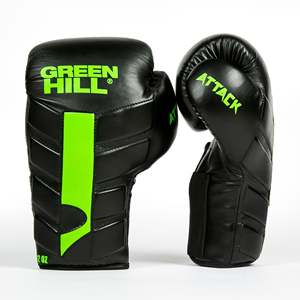 Gants de boxe personnalisés à lacets 10oz 12oz 14oz en cuir, équipement d'entraînement avec motif imprimé et logo personnalisé pour l'entraînement d'attaque en sport - Product Image 2