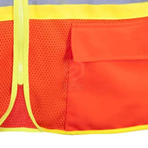Gilet de sécurité haute visibilité léger, respirant, imperméable, à séchage rapide, en coton de haute qualité, avec logo personnalisé, pour usage extérieur - Faible coût - Product Image 4