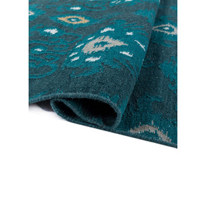 Bedouin Blue <b>Flat</b> Weave Wool <b>Rugs</b> for Home Use-Model Adwl-13322(Fr) - Product Image 2