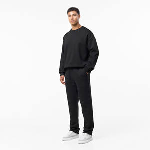 OEM Custom Manufacturer <b>Jogger</b> Sets Sweat Suit Baggy Cotton Sports Tracksuits Sweatpants and Sweatshirt Sets for Men USA - Product Image 6