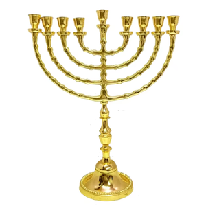 Bougeoirs en métal doré à 9 bras Candélabres pour centres de table de mariage Décoration Chandeliers Bougeoirs pour mariage - Product Image 3