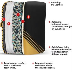 Personalizar Karate Kick Shields Kickboxing Entrenamiento Almohadillas grandes Krav Maga Training Kick Shield - Product Image 5