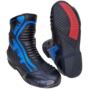 Botas de Motocicleta de Cuero Resistentes al Agua para Adultos, Diseño Único de Alta Calidad, Ligeras, Transpirables y de Secado Rápido, 2025 - Product Image 4