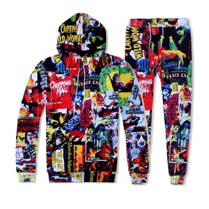 Survêtement de sport d'hiver pour hommes de haute qualité survêtement en gros conception personnalisée impression par sublimation Slim Fit survêtement pour hommes survêtement - Product Image 2