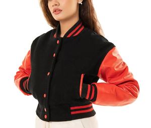 Logo personnalisé laine chenille broderie Baseball veste pour hommes/femmes Vintage Varsity Style grande taille respirant blanc hiver - Product Image 3