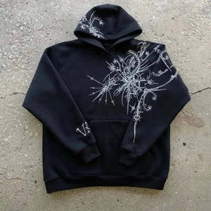 Chất Lượng Cao Cộng Với Kích Thước Người Đàn Ông Của Nặng Trọng Lượng Lông Cừu Áo 100% Bông Dệt Kim Áo Thêu Logo In Ấn New York Phong Cách - Product Image 5