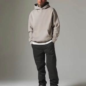 Sweat-shirt à capuche oversize en molleton de coton de haute qualité en gros, 280 g/m², 390 g/m², sans marque - Product Image 4