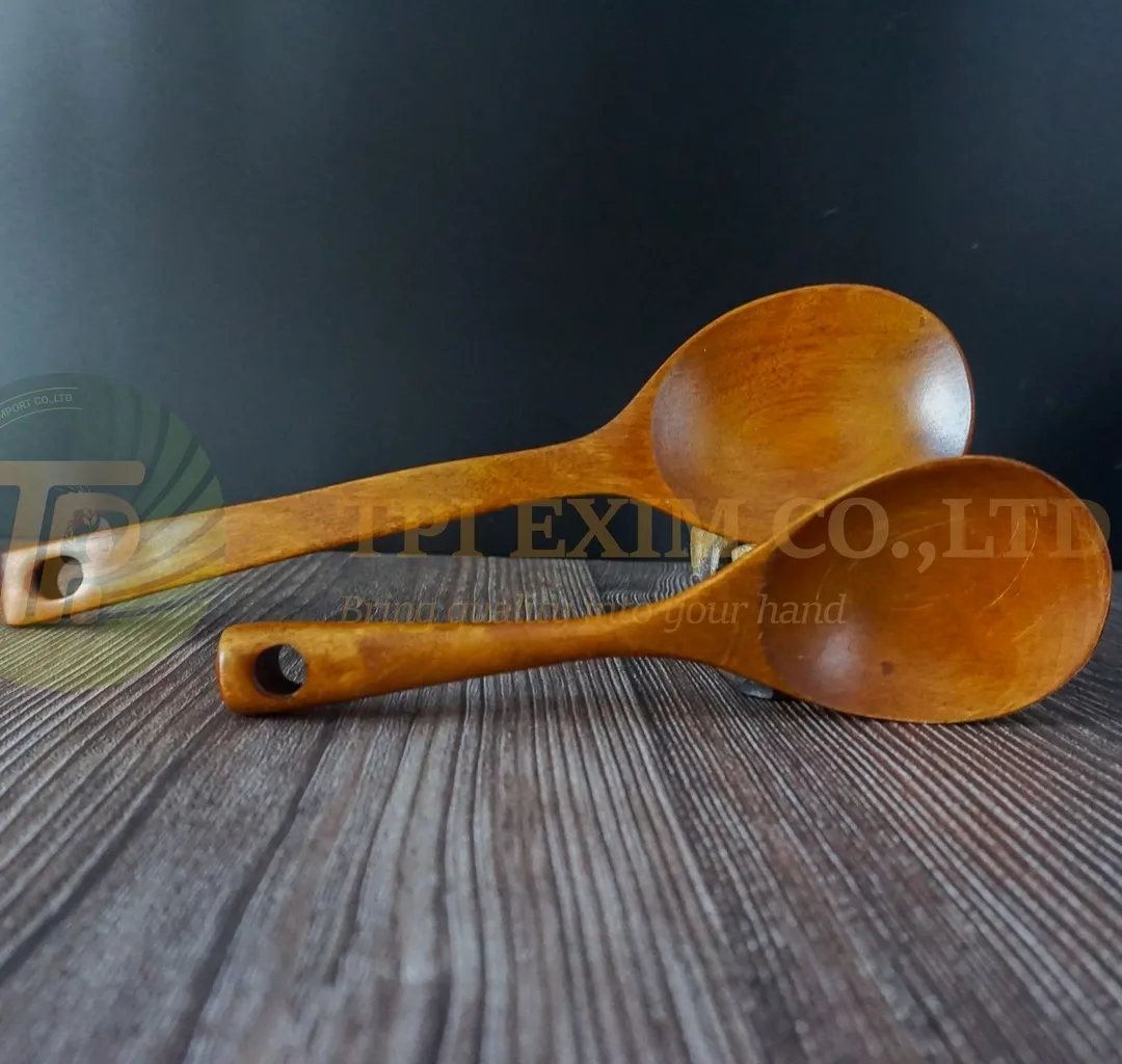 High Quality Vietnam Wood Spoon Custom Eco Friendly Wooden Spoon Service for dinner table for hot sale product