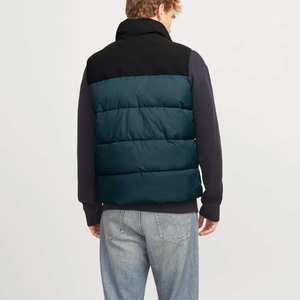 Chaleco Acolchado Unisex Casual sin Mangas, Transpirable, Impermeable, Cortavientos, Elegante, Moderno, con Etiqueta Personalizada, para Invierno - Product Image 3