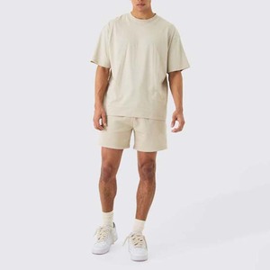 Conjunto Deportivo de Verano Personalizado para Hombre, Camiseta Informal y Pantalones Cortos, Trajes Gemelos - Product Image 1