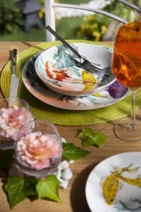 Set di Posate in Acciaio Inossidabile Color Argento, 24 Pezzi, Stile Lussuoso ed Elegante, Finitura a Specchio, Bambù by Excelsa - Product Image 3