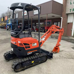Mini-excavatrice U17 2023 avec moteur Cummins efficace, 12 tonnes, godet de 0,4 m, compacte, puissante, avec roulement à engrenages et moteur principal, d'occasion - Product Image 1