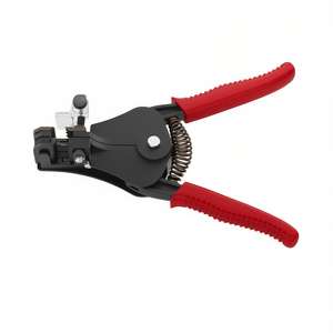 Knipex <b>Wire</b> Crimper Insulation <b>Stripper</b> with Black Lacquered Handles and Plastic Grips Adapted Blades - Product Image 3