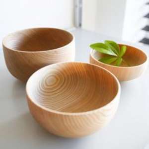 Cuencos de madera rústicos Premium para uso diario, reuniones formales y arreglos decorativos para centros de mesa - Product Image 2