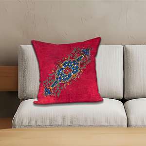 Coussin imprimé Kilim Heritage - Coussin décoratif turc vintage pour la maison, 20"x20" - 50x50 cm - Product Image 2