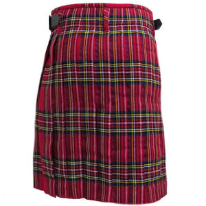Venta al por mayor de estilo escocés a cuadros contraste familia tartán Kilts instrumento musical logotipo personalizado-Suministro directo familia tartán Kilts - Product Image 2
