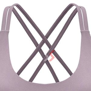 Haute qualité logo personnalisé impression dames Gym Yoga soutien-gorge léger sans couture Fitness course sport soutien-gorge nouveau Design en gros - Product Image 4