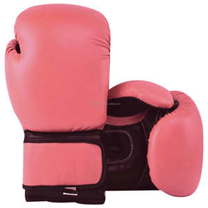 Guantes de Boxeo Profesionales de Cuero Genuino 100% para Entrenamiento, con Cierre de Velcro y Soporte para Muñeca, Estilo Deportivo - Product Image 1