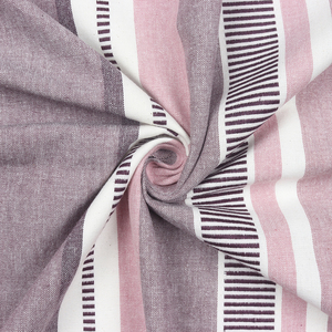 Ventas calientes de productos textiles para el hogar de Mantel raya púrpura 90X90CM tamaños personalizados disponibles 100% tela de algodón de la India - Product Image 4