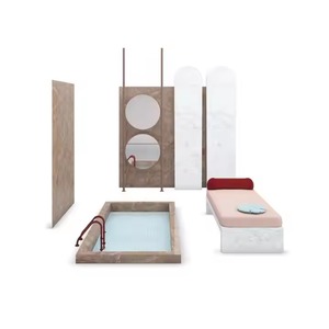 หนังสือสีน้ำตาลเข้มขนาด120x240ซม. แผ่นกระเบื้องพอร์ซเลนเคลือบ1200x2400มม. หรูหราการตกแต่งภายในห้องน้ำและห้างสรรพสินค้า - Product Image 5