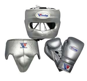 High Quality Durable Eco-Friendly Breathable <b>Boxing</b> <b>Set</b> Custom Logo Genuine Leather PU Printing Pattern Head Guard for <b>Boxing</b> - Product Image 6