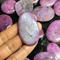 Magnifique Cabochon de Zoisite Rubis Étoilé Grade AAA, Pierre Précieuse Verte Naturelle de Formes Variées, Certifié par un Certificat Tierce Partie pour la Fabrication de Bijoux