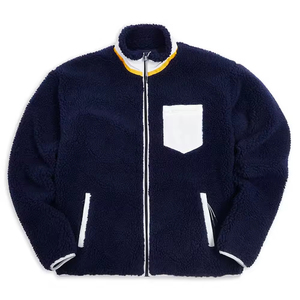 Modern Fit <b>Sherpa</b> Fleece <b>Jacket</b> For <b>Men</b> With Stylish High Collar Full Zip And Smooth Finish Ideal For Any Wardrobe Choice - Product Image 6