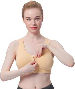 20225 taille réglable soutien-gorge de sport haute résistance antichoc Fitness gilet grande taille femmes avant Zip Yoga soutien-gorge - Product Image 3