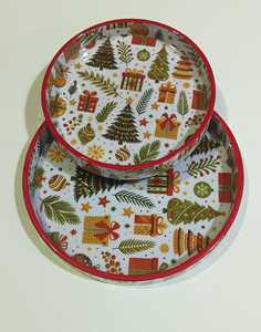 ถาดไม้รูปทรงสี่เหลี่ยมผืนผ้าสำหรับโต๊ะกาแฟ ห้องนั่งเล่น ภาชนะไม้สั่งทำพิเศษ ใช้กับเครื่องล้างจานได้ เพิ่มเสน่ห์แบบชนบทจากผู้ผลิต - Product Image 1