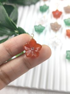 Flor cornalina tallada piedra preciosa colgante hecho a mano joyería a granel - Product Image 3