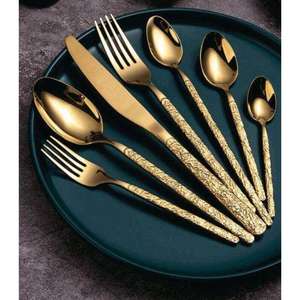 Juego de cubiertos de acero inoxidable de primera calidad con bordes lisos y seguros para una experiencia gastronómica familiar. - Product Image 5